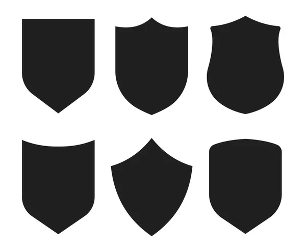 盾アイコンのコレクション 保護記号 セキュリティ記号 ベクトル図 — ストックベクタ