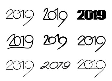 2019 farklı yazıtlar. Koleksiyonu