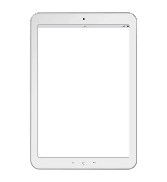Beyaz tablet vektör çizim