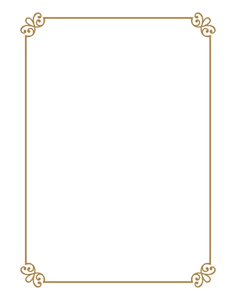 Vintage Frame Vector Illustration — Stockvektor