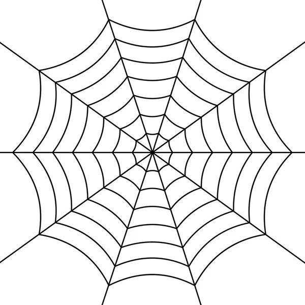 Spider Web Simply Vector — Stock Vector