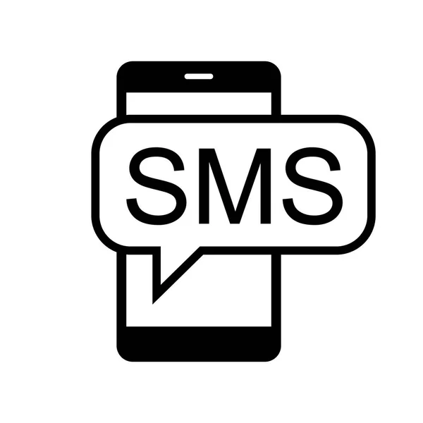 Ikonou SMS. Telefon. Vektor — Stockový vektor