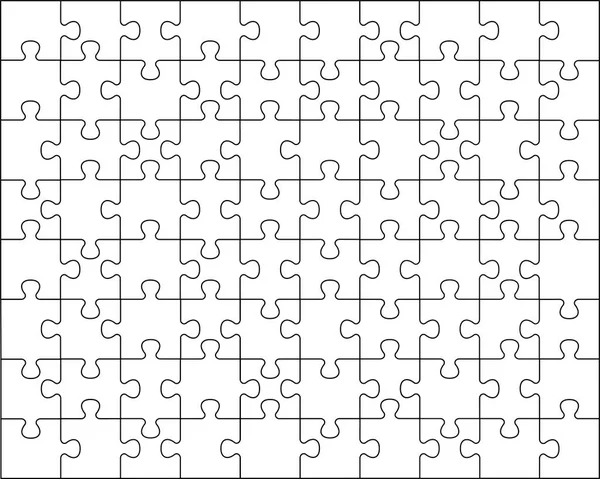 Sfondo puzzle 8x10. Vettore — Vettoriale Stock