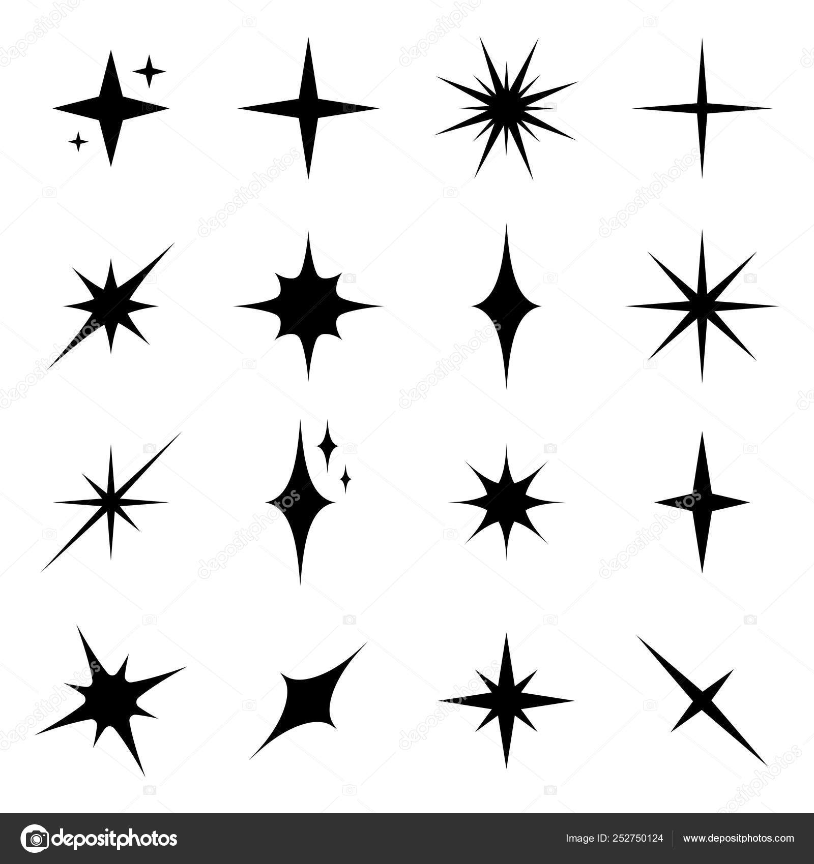 Sparkle icons set vector illustration ⬇ Vector Image by © Warmworld