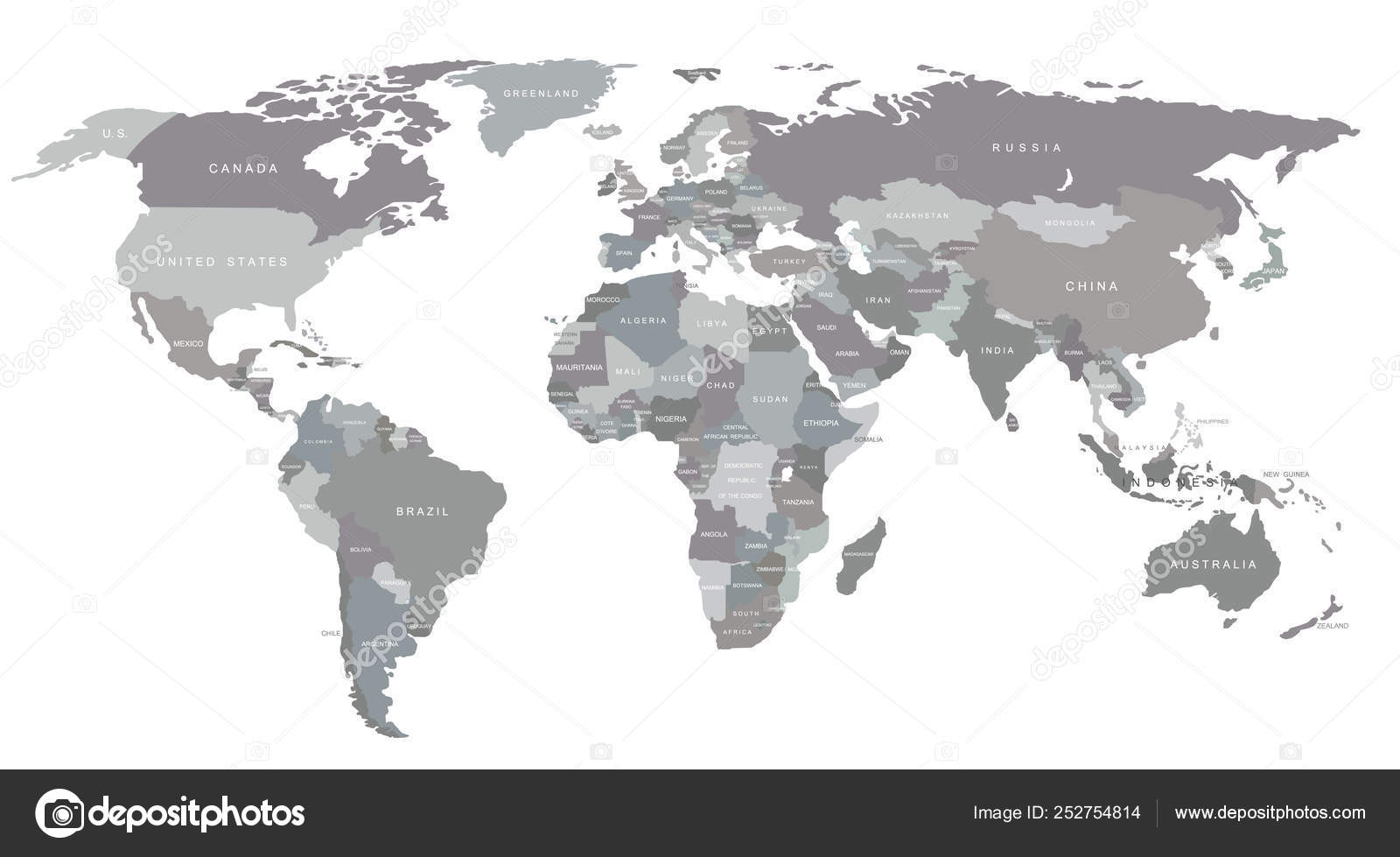 world map vector countries