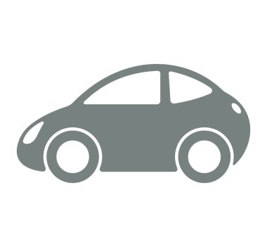 Basit araba simge vektör