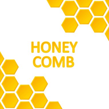 Bal peteği arkaplan vektör illüstrasyonu