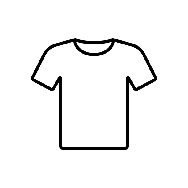 T-shirt semplice icona vettoriale — Vettoriale Stock