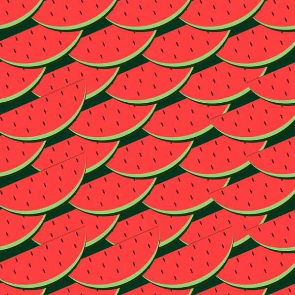 Nationaler Tag der Wassermelone 7 — Stockvektor