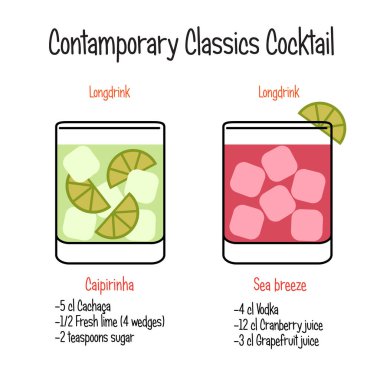 Caipirinha kokteyl ve deniz meltemi kokteyl tarifi