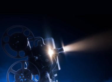 Klasik film projektörü, yüksek kontrastlı resim