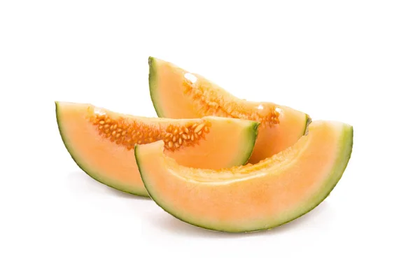 Melone isolato su bianco — Foto Stock