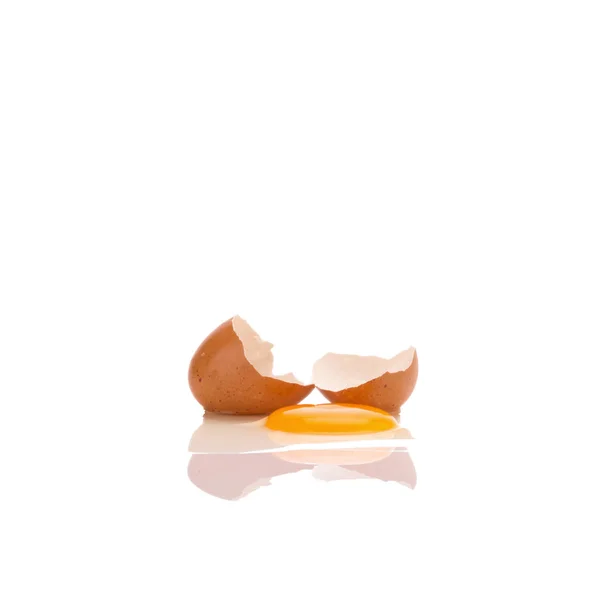 Яйцо. Изолированный на белом фоне — стоковое фото