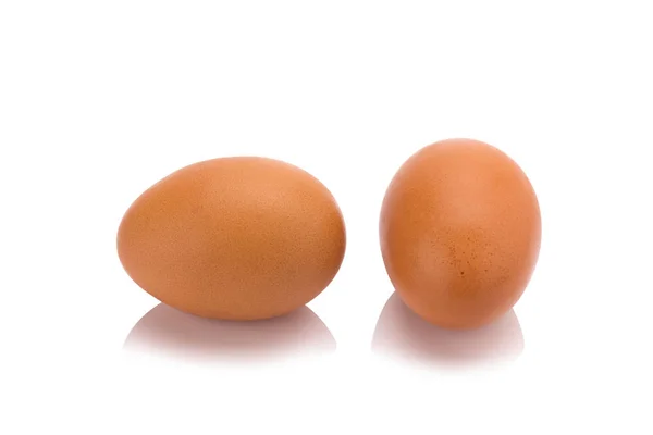 Яйцо. Изолированный на белом фоне — стоковое фото