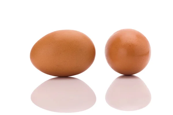 Huevo. Aislado sobre fondo blanco — Foto de Stock