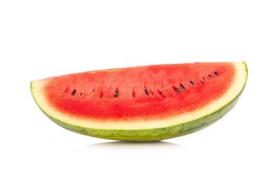 Beyaz arkaplanda karpuz