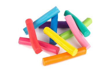 Beyaz arkaplanda plastikin izole edildi