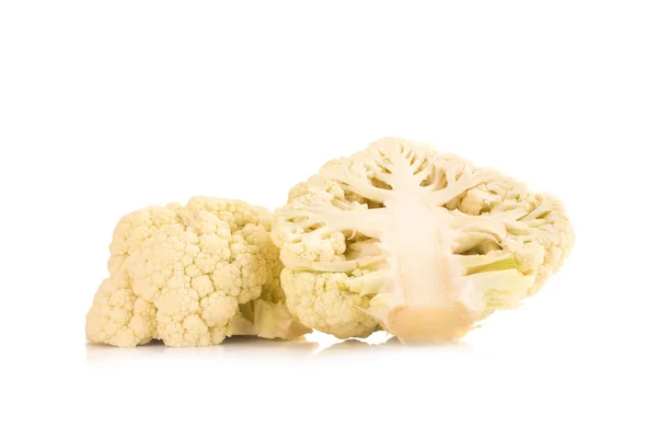 Fresh cauliflower cabbage vegetable on white background — Stock Photo, Image