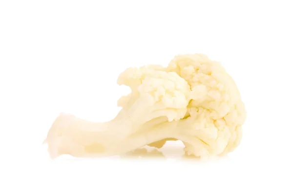 Coliflor fresca repollo vegetal sobre fondo blanco —  Fotos de Stock