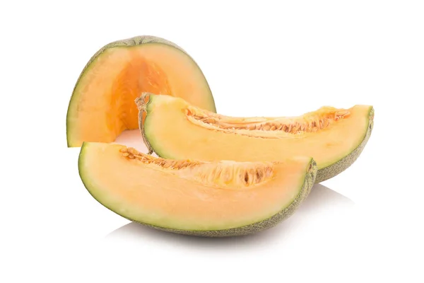 Melon isolerad på vitt — Stockfoto