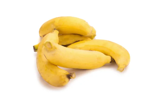 Bananen isoliert auf weißem Hintergrund — Stockfoto