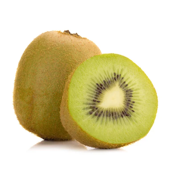 Kiwi-Frucht isoliert auf weißem Hintergrund — Stockfoto