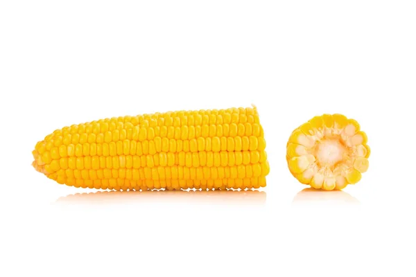 Beyaz arkaplanda mısır — Stok fotoğraf