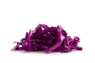 mor lahana beyaz izole