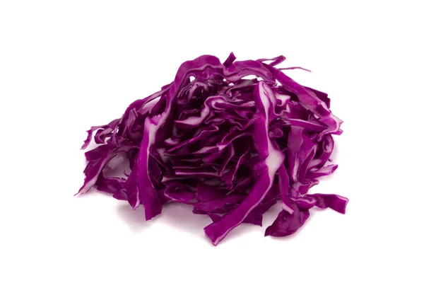 Purple cabbage isolated on white — Stock Photo, Image