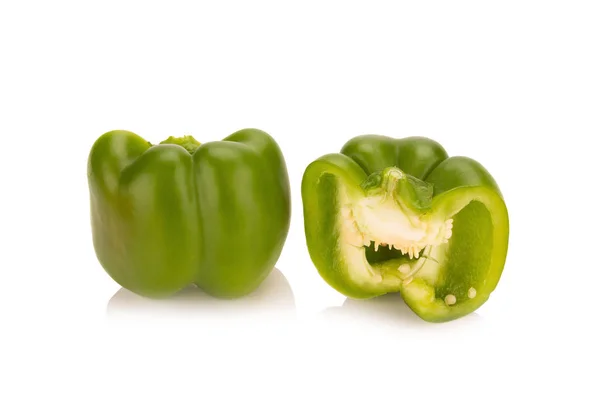 Bell peppers isolated on white background — Stock Photo, Image