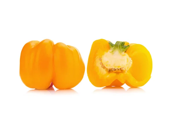 Bell peppers isolated on white background — Stock Photo, Image