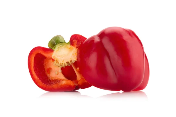 Bell peppers isolated on white background — Stock Photo, Image