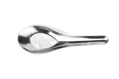 Beyaz arka plan üzerinde izole kaşık (kısa)