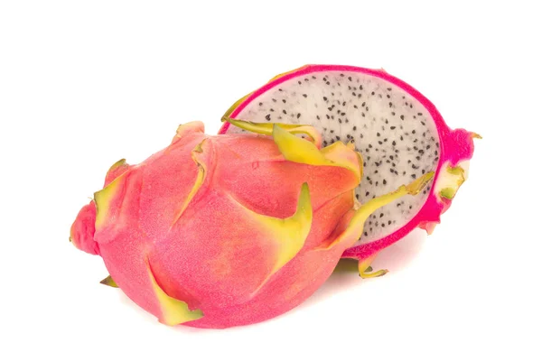 Dragon Fruit izolowane na białym tle — Zdjęcie stockowe