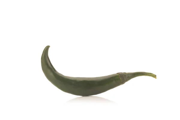 Chili pepper green isolated on a white background — Stock Photo, Image