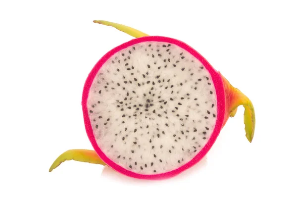 Dragon Fruit izolowane na białym tle — Zdjęcie stockowe