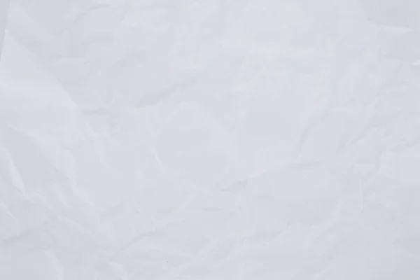 Textur aus zerknittertem weißem Papier für den Hintergrund — Stockfoto