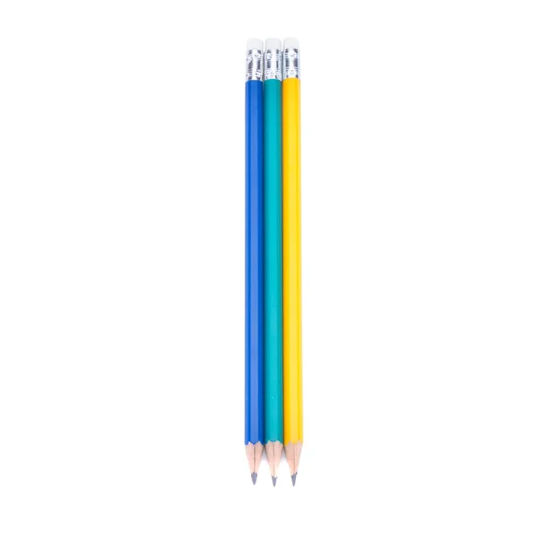 흰색으로 분리 된 연필 — 스톡 사진