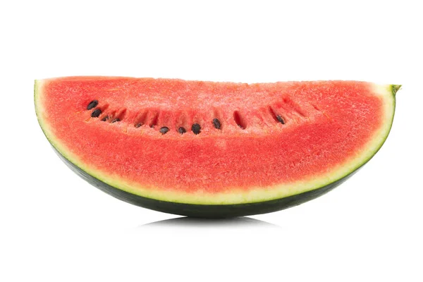 Potongan semangka pada latar belakang putih — Stok Foto