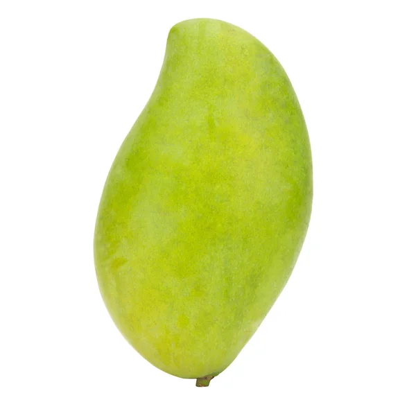 Green mango isolated on a white background — Stock Photo, Image