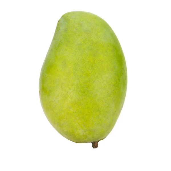 Green mango isolated on a white background — Stock Photo, Image