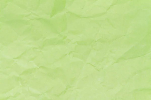 Fondo de textura de papel arrugado verde — Foto de Stock