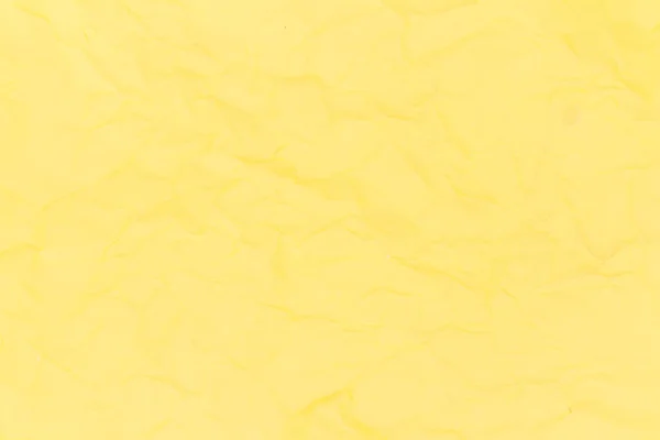 Fondo de textura de papel arrugado amarillo — Foto de Stock