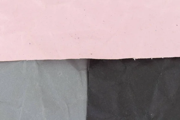 Черный. серый. розовый. Фон из смятой бумаги — стоковое фото