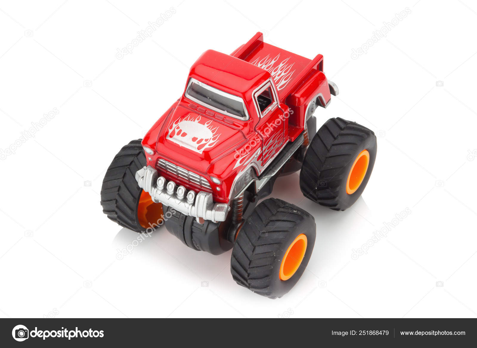 big red truck toy