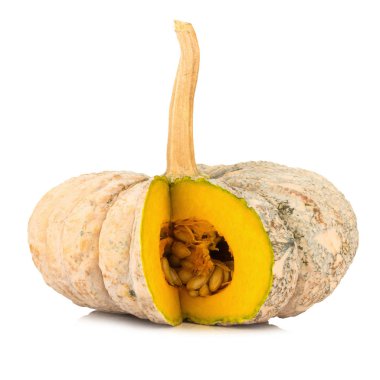 Beyaz arkaplanda kabak izole