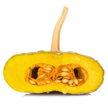 Beyaz arkaplanda kabak izole