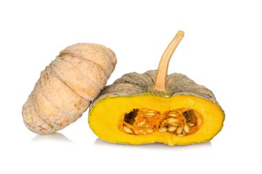 Beyaz arkaplanda kabak izole