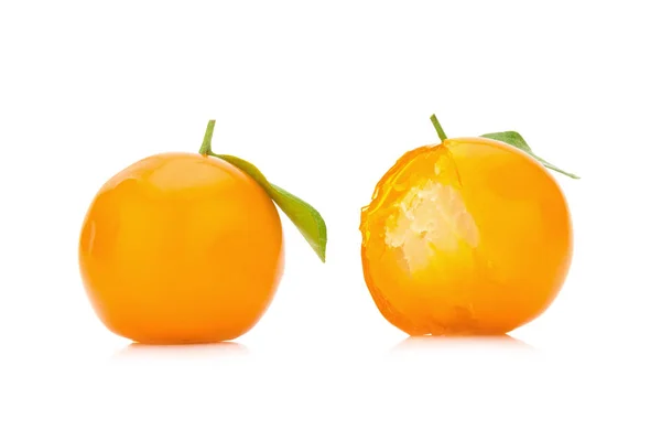Desszert orange.thailand törölhető műbőr gyümölcsök. kézzel készített. SM — Stock Fotó