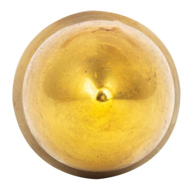 Beyaz Arkaplanda Top Güllesi Görünümü.